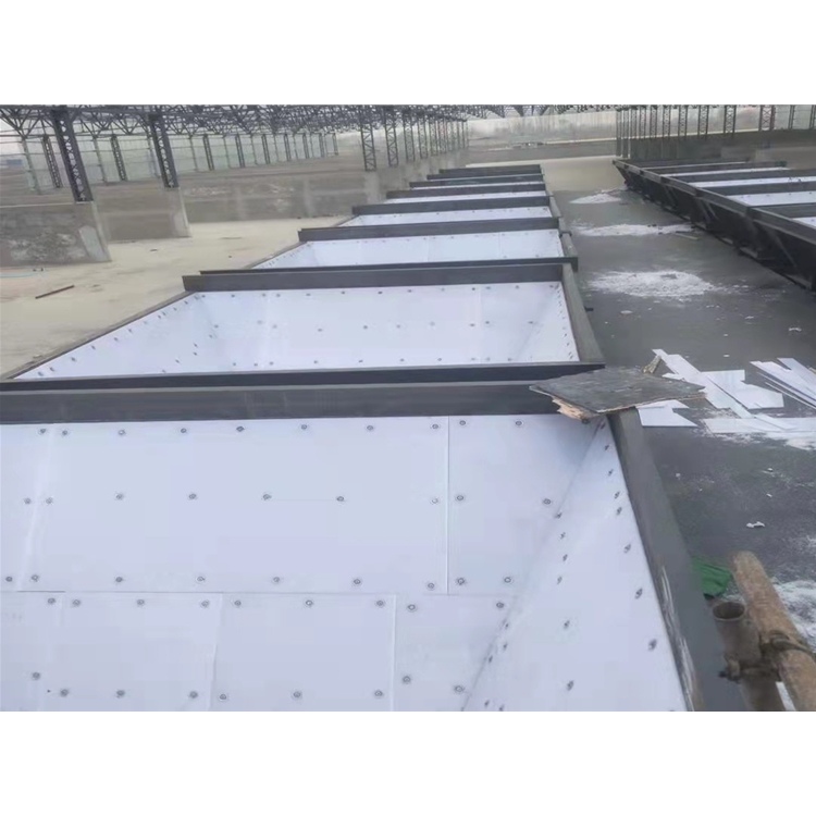 料倉(cāng)襯板施工案例